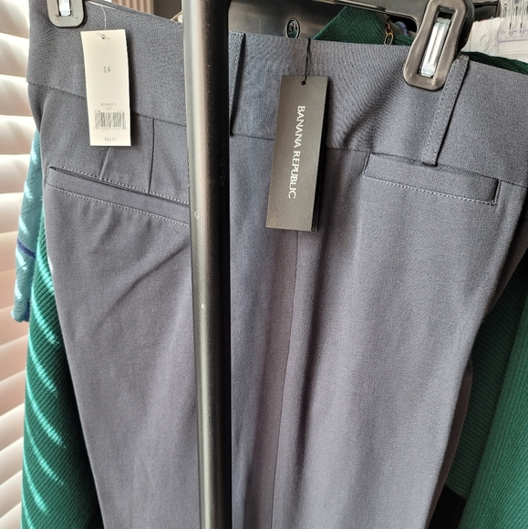 NWT Banana Republic Grey Pants Sz 14 - Picture 5 of 10